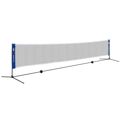 DOUBLE FISH [Portable Badminton Net] Versatile Portable Badminton Net - Foldable, Standard Size For Indoor & Outdoor Sports - Ideal For Volleyball & Tennis Training