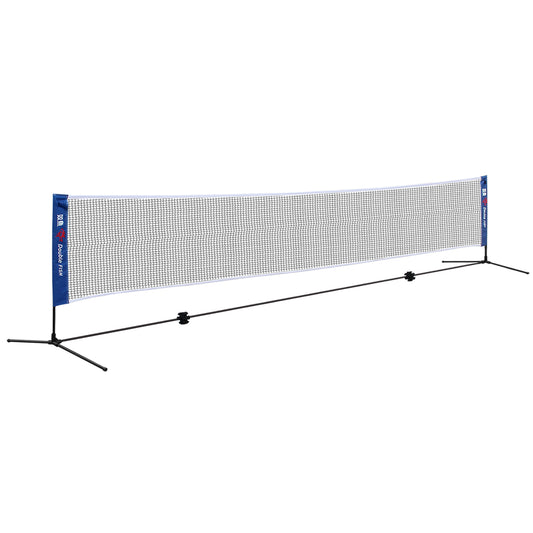 DOUBLE FISH [Portable Badminton Net] Versatile Portable Badminton Net - Foldable, Standard Size For Indoor & Outdoor Sports - Ideal For Volleyball & Tennis Training