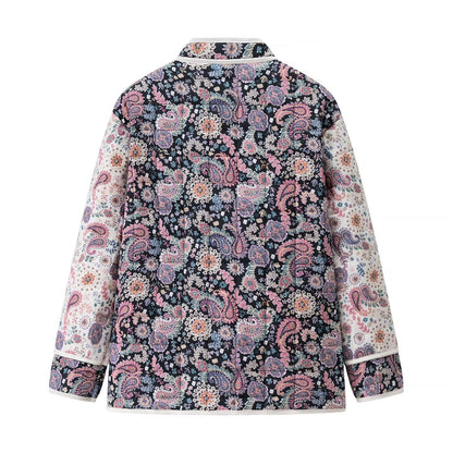 Women's Quilted Jacket Paisley Floral Patchwork BYMANYC ® New York CONTEMPORARY VIBRANT BOHO OUTERWEAR - New Collection