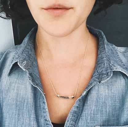 Stardust Vial Specimen Necklace With Meteorite