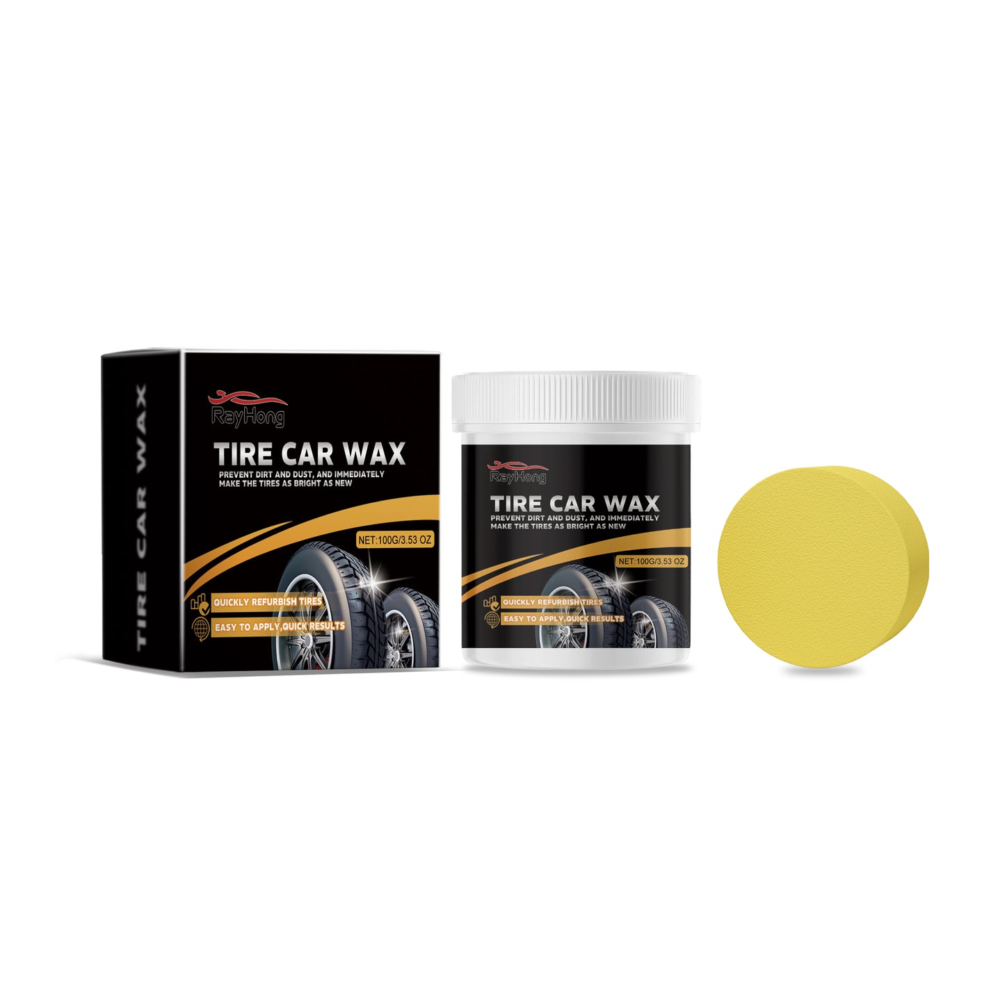 Rayhong Car Tire Retreading Paste Daily Cleaning And Maintenance Of Car Tires, Retreading And Polishing Cleaner