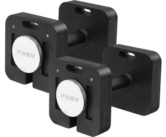 Square Dumbbell 9 in 1 Free Adjustable Dumbbells Set Two 50LBS square Dumbbells 9 in 1 Free Weights for Multi weight Options Quick-Lock Adjustable Dumbbell set