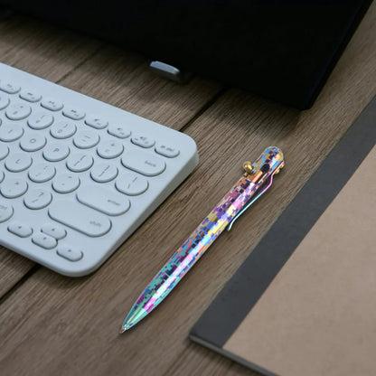 PIXEL BLITZ - TITANIUM - BASTION® BOLT ACTION PEN