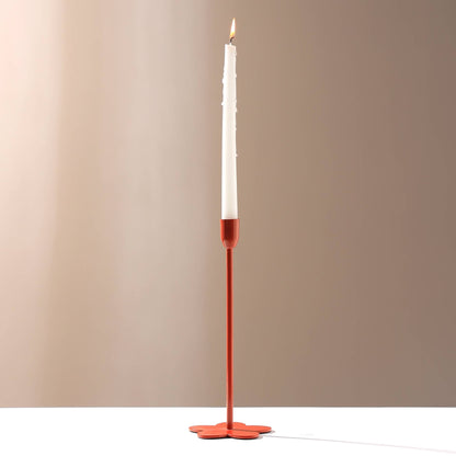 Home Décor Floral Fusion Candle Holder - Stylish 4x10 Inch Decorative Candle Holder for Living Room & Home Accents