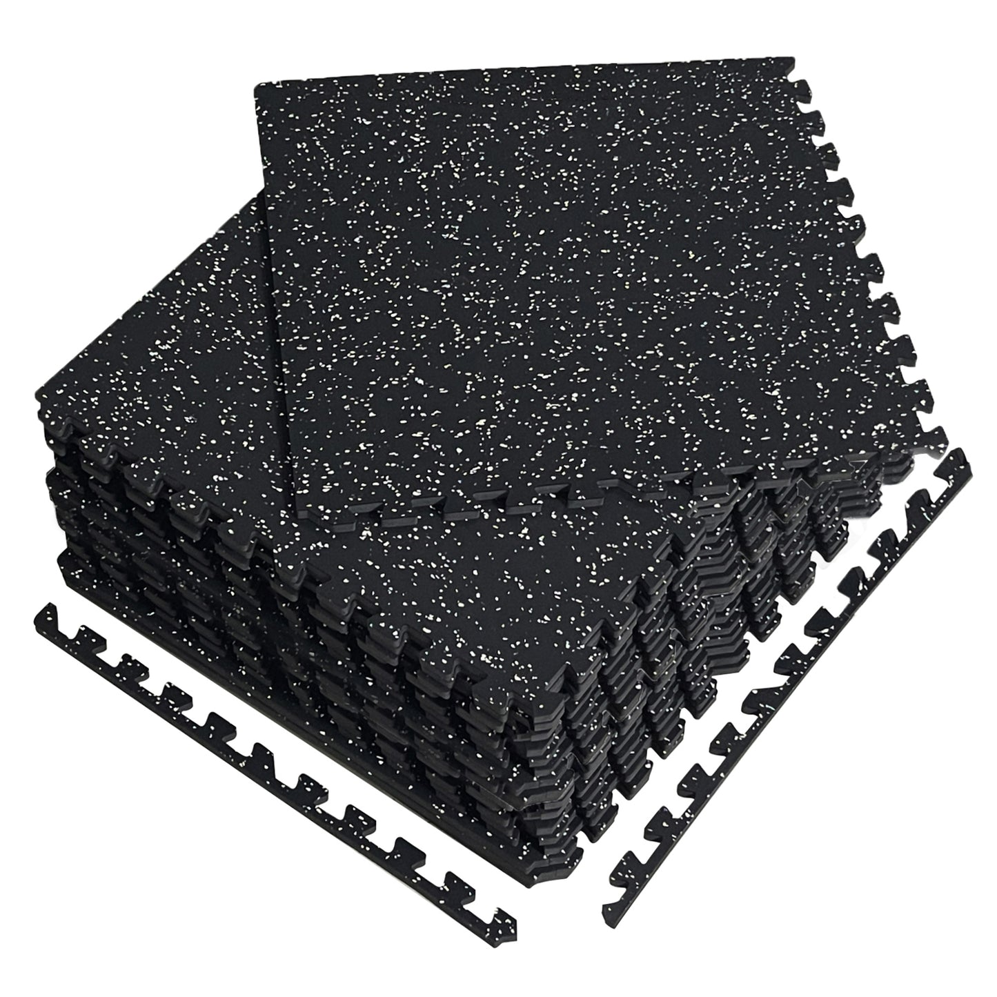 0.56 Inch EVA Foam Puzzle Exercise Mat - 12 Pieces for Home Gym, Shock-Absorbing Noise Reduction, Workout Equipment, Easy Assembly Gym Flooring