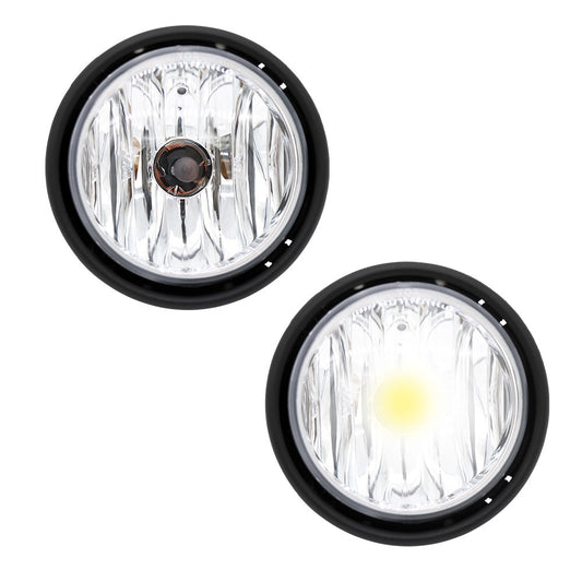 Fog Lights Compatible With 2000-2015 Freightliner Columbia With Bulbs Pair