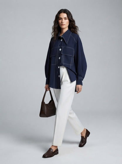 WOMEN'S BLOUSE NYC Eco-Friendly METROPOLITAN BYMANYC ® New York