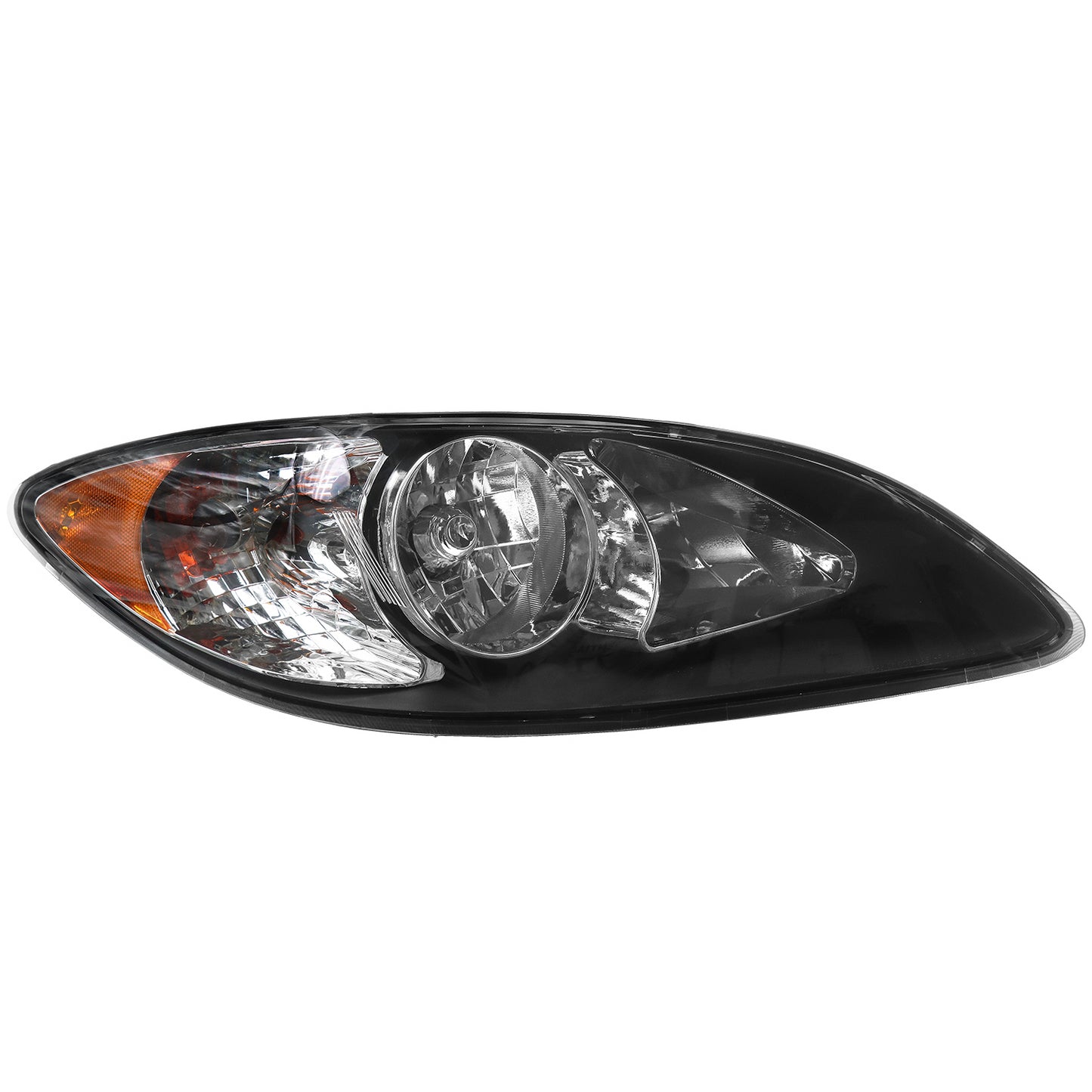 Black Headlights Assembly Compatible With International ProStar 2008-2016 Right Passenger Side