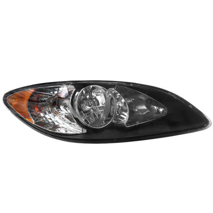 Black Headlights Assembly Compatible With International ProStar 2008-2016 Right Passenger Side