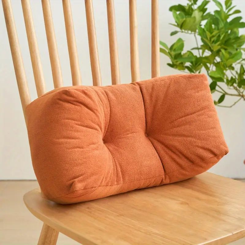 Orange lumbar pillow 1PC