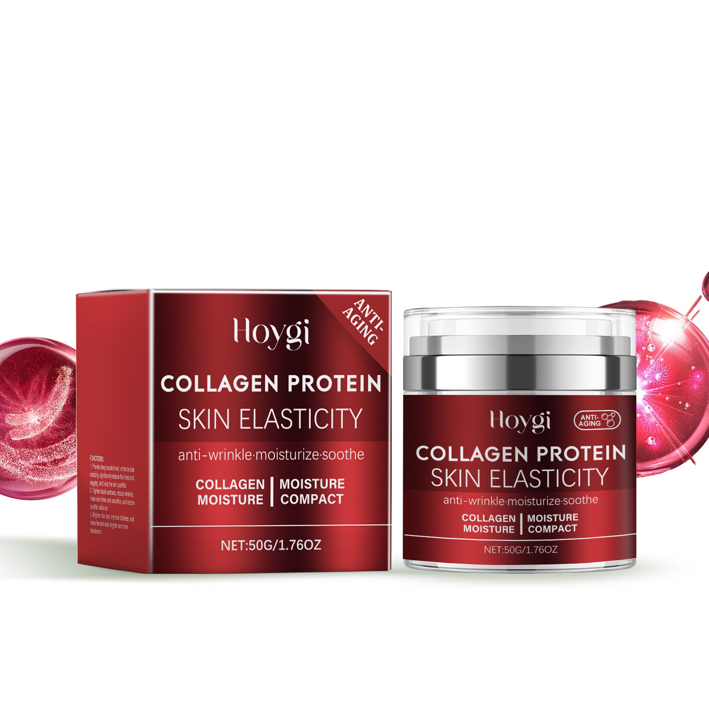Hoygi Collagen Cream Gentle Care And Moisturize Moisturizing, Soft And Supple Skin Daily Care Cream