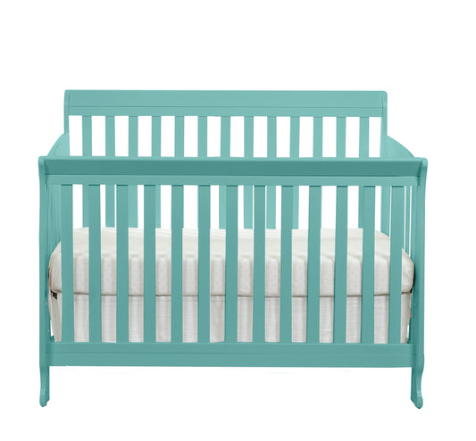 Riley 4-in-1 Convertible Crib Turquoise