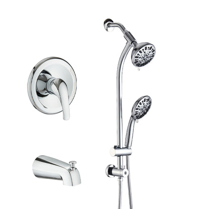 Tool-Free Shower Combo 7-Spray Chrome 1.8GPM