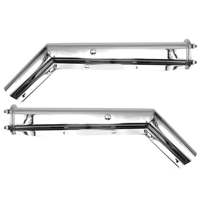 Universal 27' Stainless Steel Angled Mud Flap Hanger Bracket