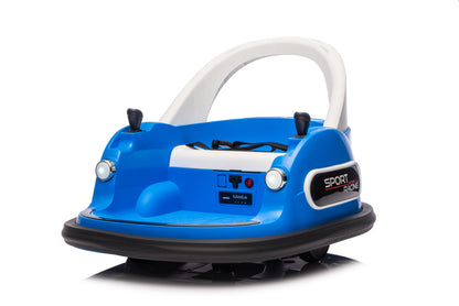 12V ride on bumper car for kids,electric car for kids,1.5-5 Years Old,W/Remote Control, LED Lights, Bluetooth & 360 Degree Spin, Vehicle body with anti-collision padding Five-point Safety Belt,2wd