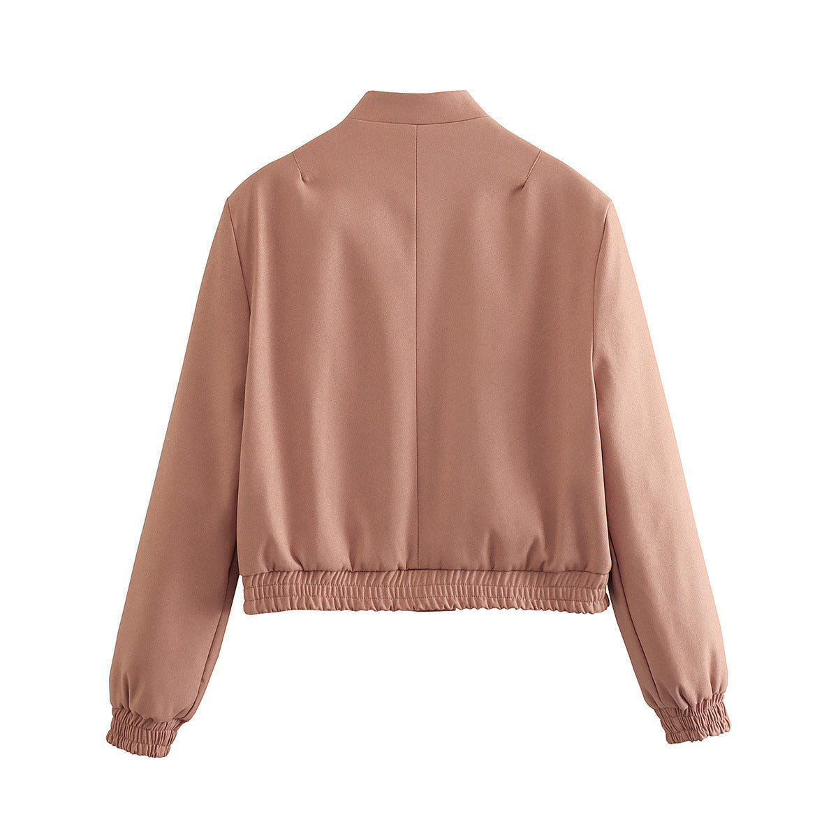 Women's Jacket Dusty Pink Faux Leather BYMANYC ® New York SOHO PINK LEATHERETTE BOMBER - New Collection