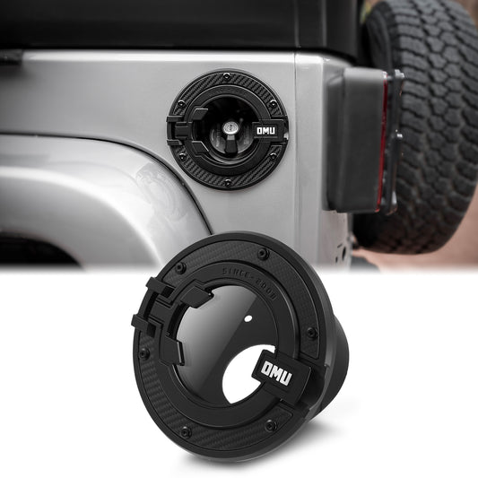 OMU Genesis Series Aluminum Transparent Space Capsule Gas Tank Cover For Jeep Wrangler JK