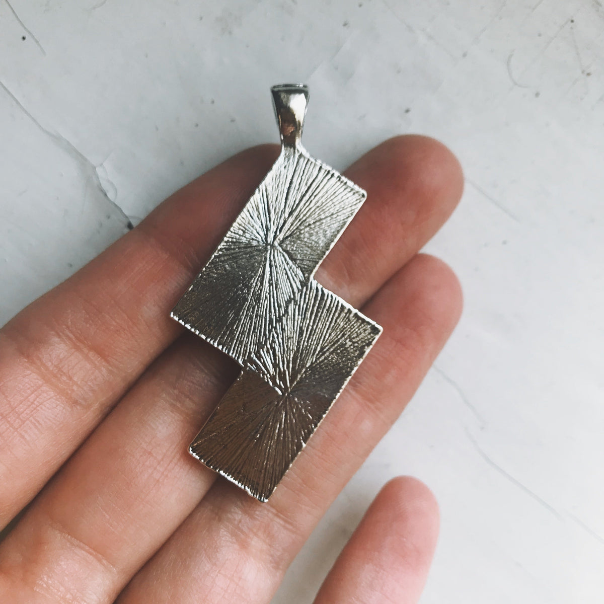 CLEARANCE Planetary Society LightSail 2 Image Rectangle Earth Necklace