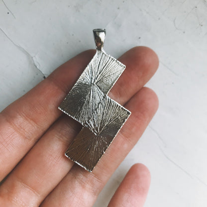 CLEARANCE Planetary Society LightSail 2 Image Rectangle Earth Necklace