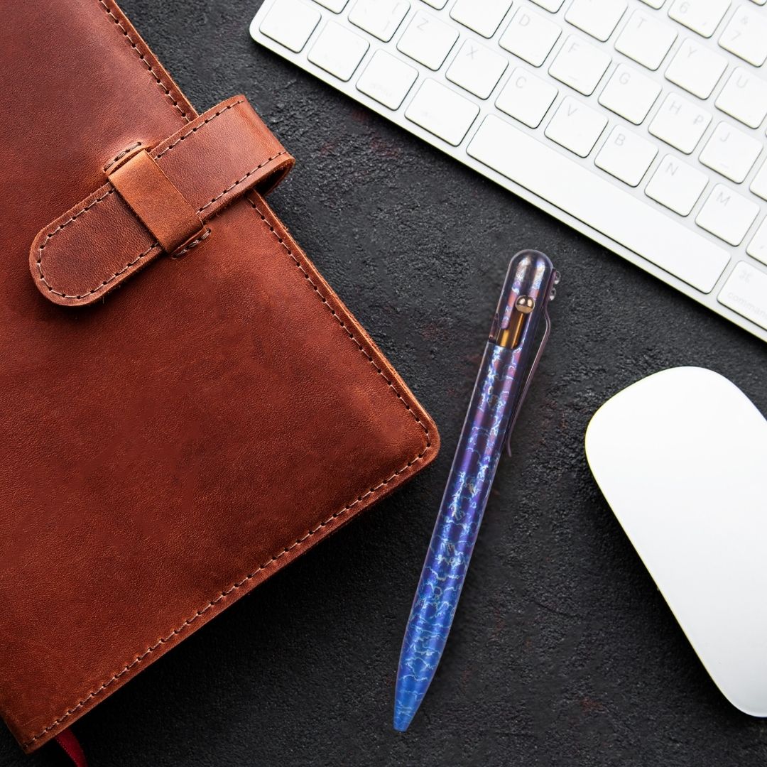 ORION NEBULA - TITANIUM - BASTION® BOLT ACTION PEN