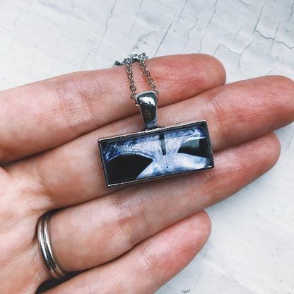 CLEARANCE Planetary Society LightSail Rectangle Necklace - Sail