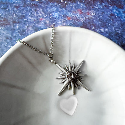 Supernova Starburst Necklace With Authentic Meteorite