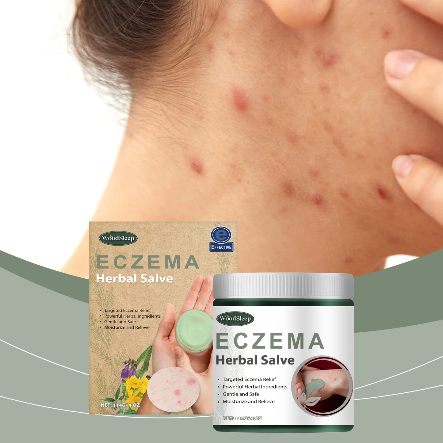 WoodSleep Herbal Cream Herbal Formula Relieves Skin Redness And Moisturizes Skin Externally