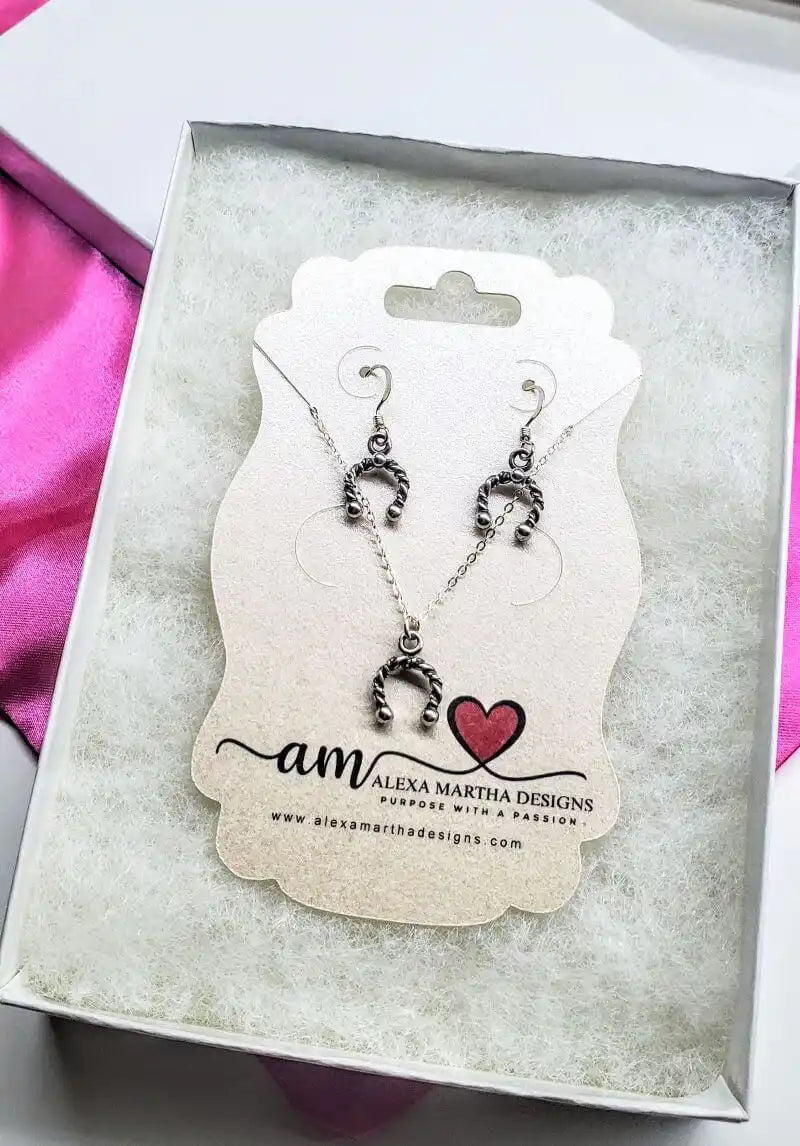 Handmade Sterling Silver Horseshoe Jewelry Limited Edition
