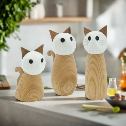 Cat Pepper & Salt Mill