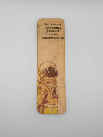 Wood Bookmark Counter Display - 16 Pieces (Wholesale)