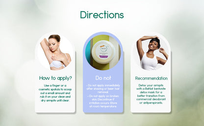 2-Pack All-Natural Deodorant Cream