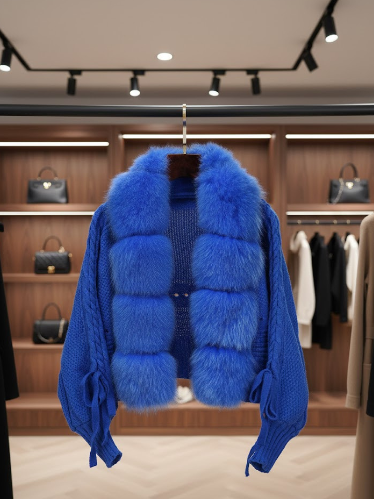 Azure Plush Knit • SKY New Collection BYMANYC ® New York