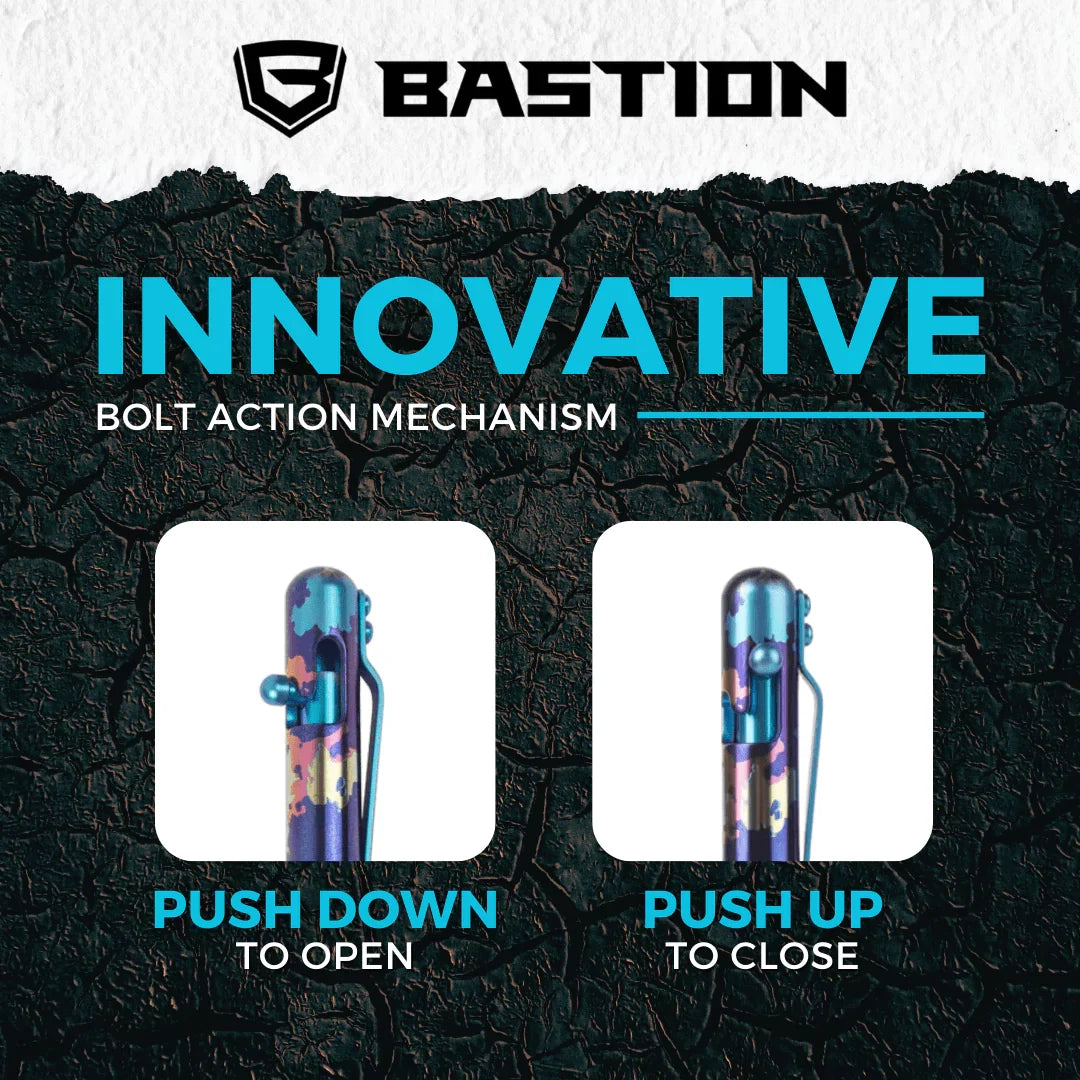 BLAZE - TITANIUM - BASTION® BOLT ACTION PEN
