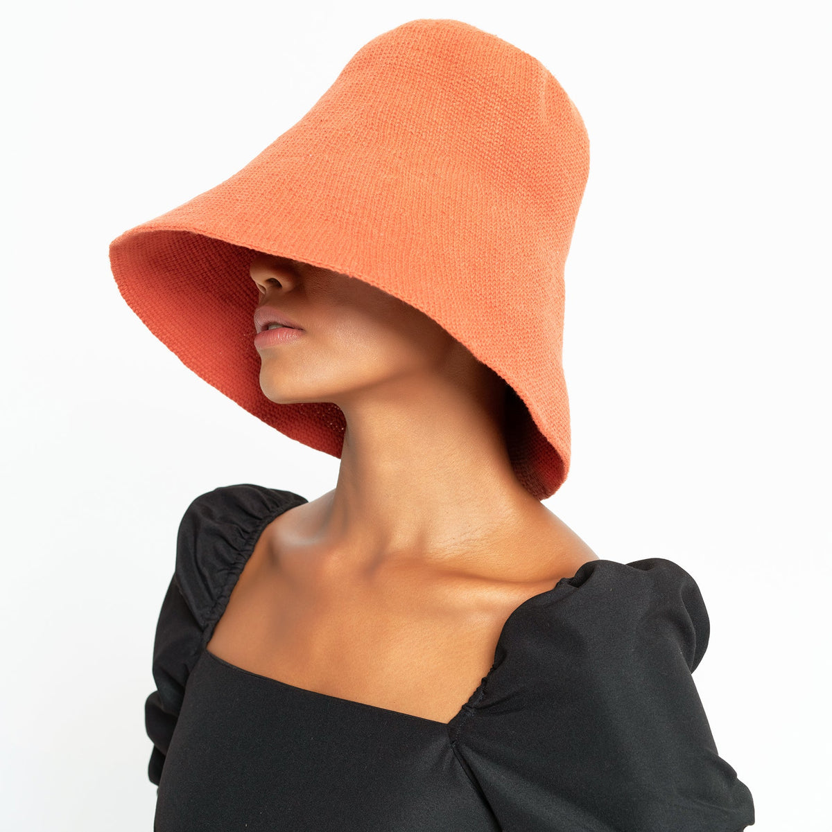 BLOOM Crochet Hat in Burnt Sienna