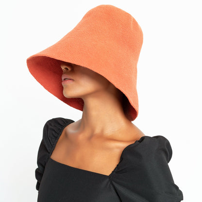 BLOOM Crochet Hat in Burnt Sienna