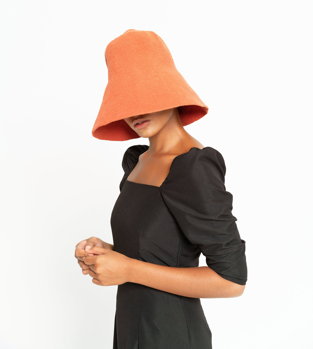 BLOOM Crochet Hat in Burnt Sienna