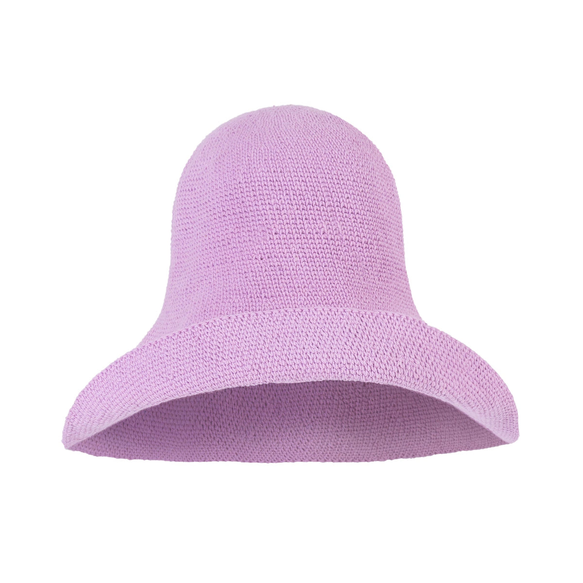 The Bloom Crochet Sun Hat in Lilac Purple