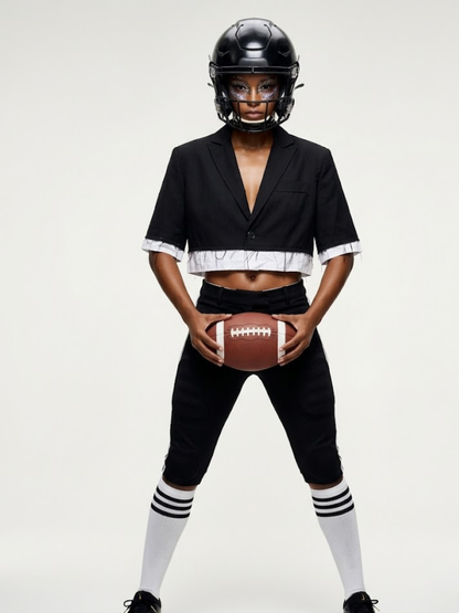 BOWERY Deconstructed Cropped Blazer | BYMANYC ® New York Style