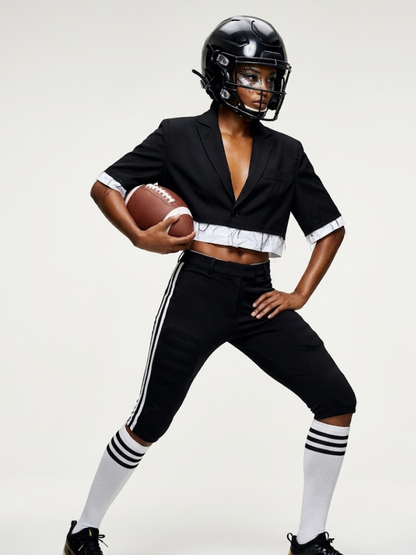 BOWERY Deconstructed Cropped Blazer | BYMANYC ® New York Style