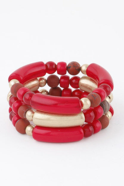 BROOKLYN Two-Toned Bead Bracelet - New Collection Los Angeles - BYMANYC ® New York