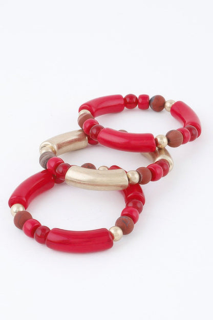 BROOKLYN Two-Toned Bead Bracelet - New Collection Los Angeles - BYMANYC ® New York