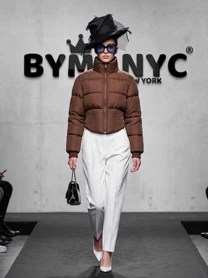 TitleWomen's Structured Corset Puffer Jacket BYMANYC ® New York CONTEMPORARY VIBRANT MODERN FASHION - New Collection