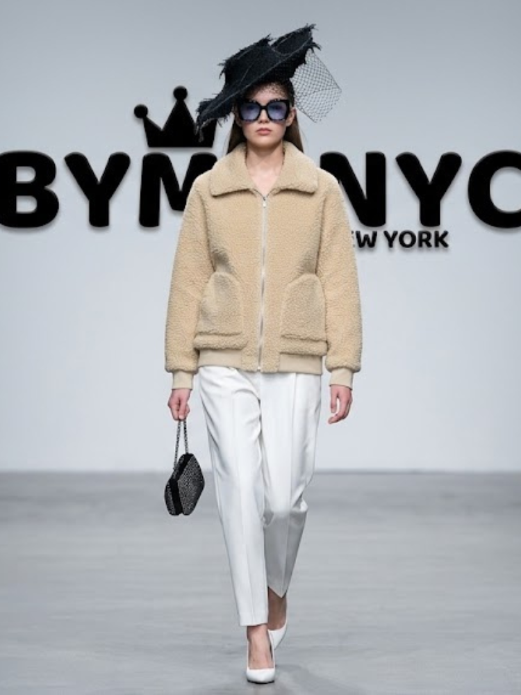 Women's Faux Shearling Sherpa Fleece Jacket BYMANYC ® New York CONTEMPORARY VIBRANT MODERN FASHION - New Collection