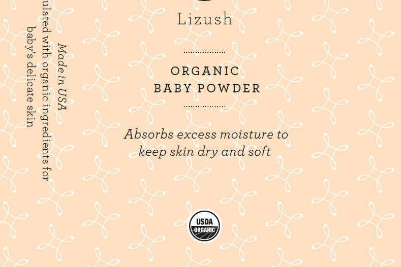 USDA Organic Baby Powder – Talc-Free, 2-Pack