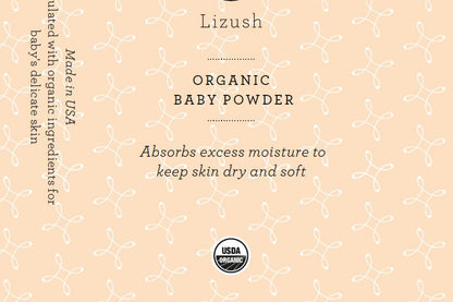 USDA Organic Baby Powder – Talc-Free, 2-Pack