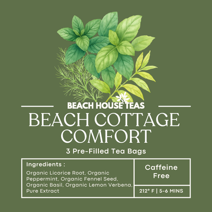 3-Pack Pre-Filled Tea Bags | Grab & Go Premium Loose Leaf Tea
