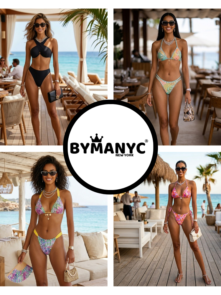 One-Piece Swimsuit New Collection IBIZA BLUE MARLIN - BYMANYC ® New York