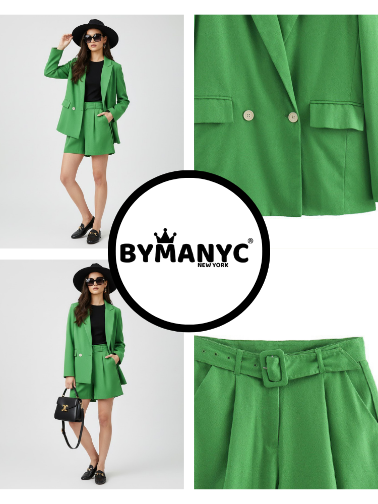Blazer and Shorts Set SOHO NYFW New Colecction BYMANYC ® New York