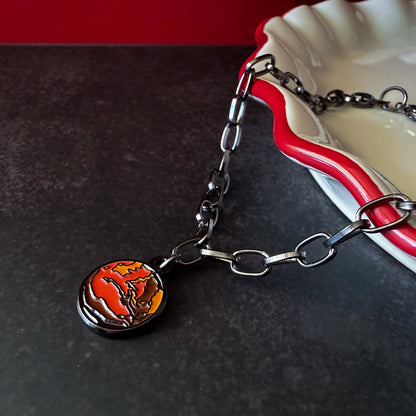 Galaxy Planet Single Enamel Charms (CHARM ONLY)