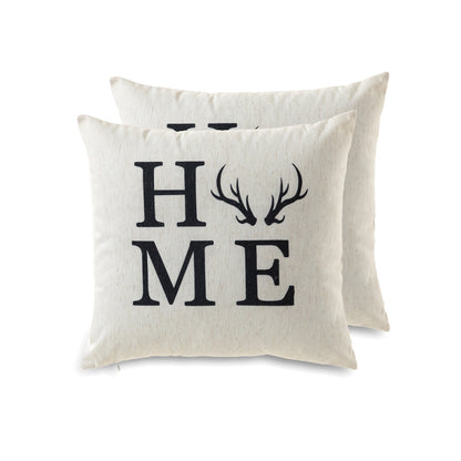 Cottage Icons Throw Pillow - Set of 2